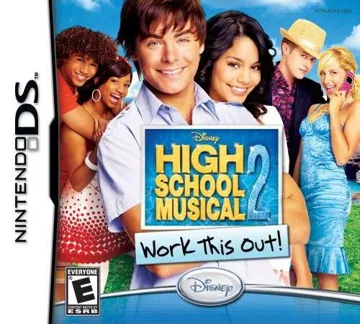 High School Musical 2 - Work This Out! (USA) (En,Fr,De,Es,It,Nl) box cover front